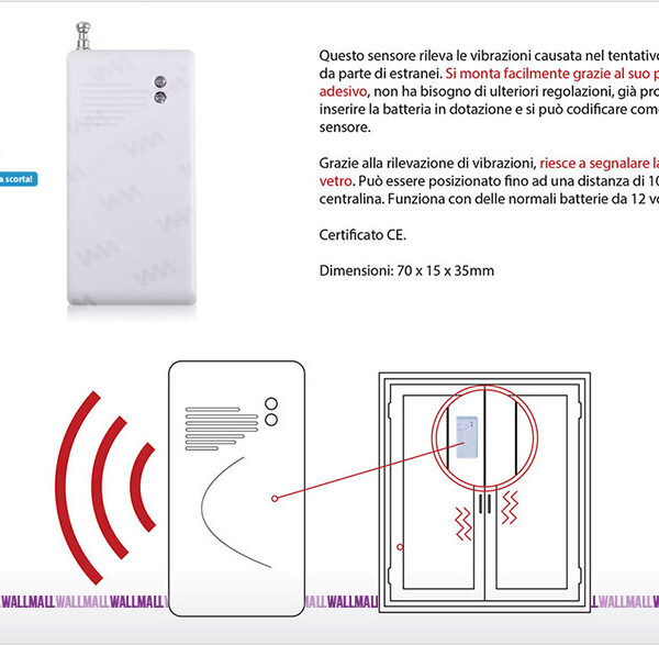 SENSORE CONTATTO FILARE MAGNETICO AD INCASSO MARRONE PORTA BLINDATA  ANTIFURTO – WallMall – La tua casa in buone mani